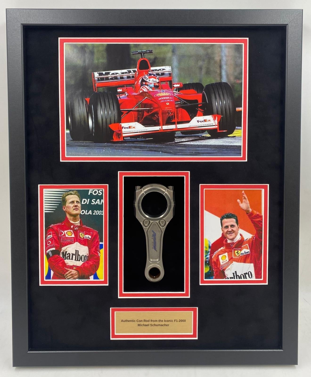 Michael Schumacher Ferrari F1-2000 Engine Con Rod – Framed Display (COA)