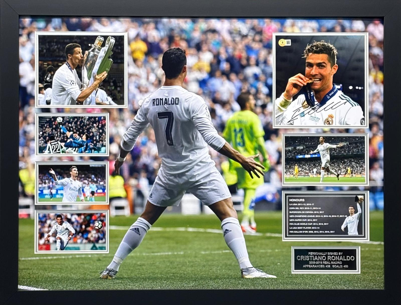Cristiano Ronaldo Signed Picture Frame - Style 1
