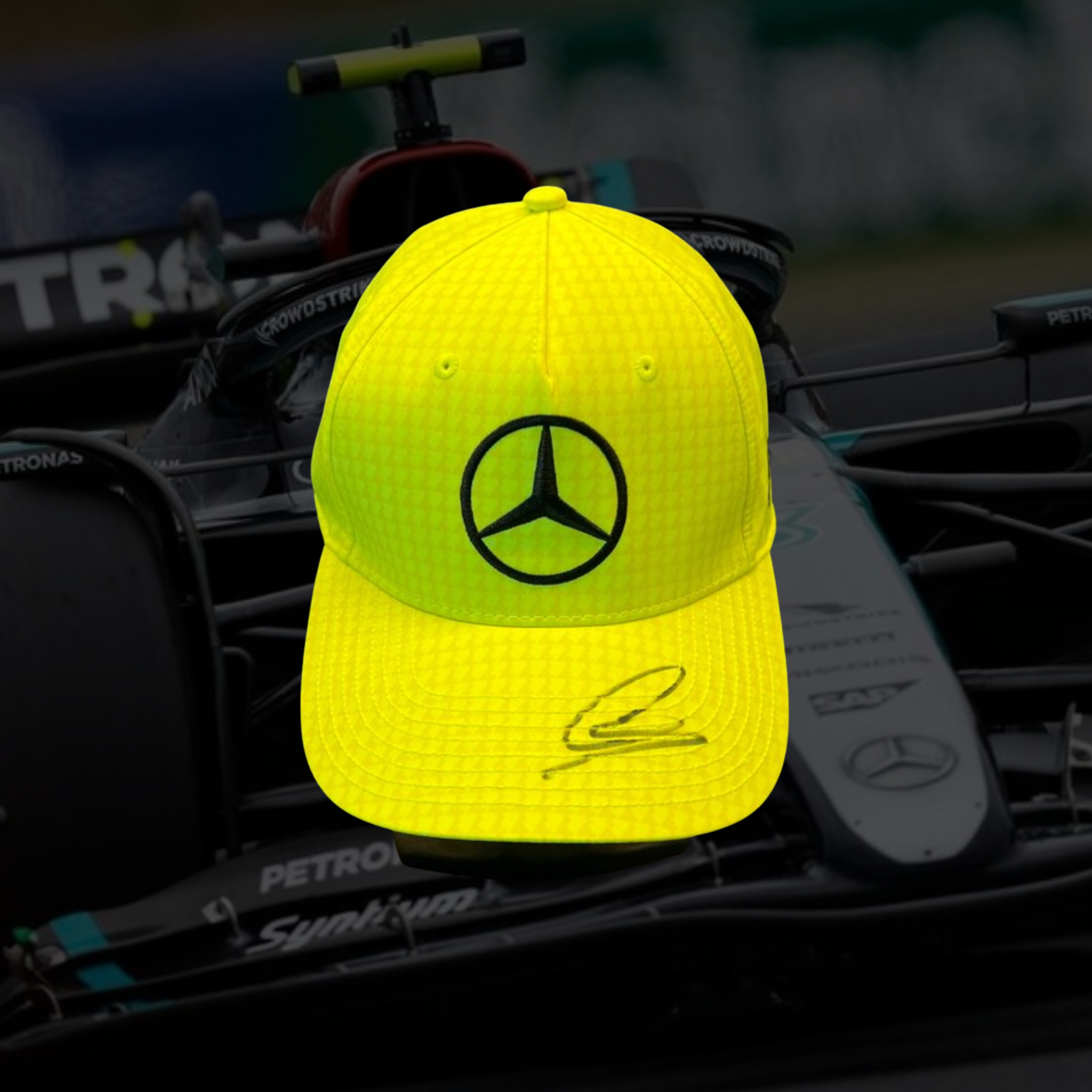 Lewis Hamilton Signed Mercedes Cap