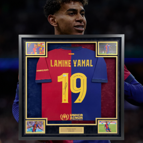 Lamine Yamal Signed Shirt