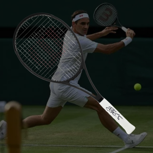 Roger Federer Signed Tennis Racquet