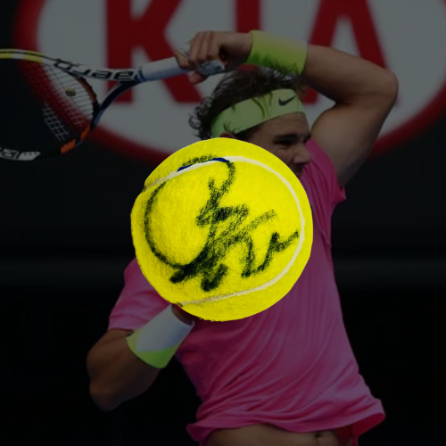 Rafael Nadal Signed Tennis Ball