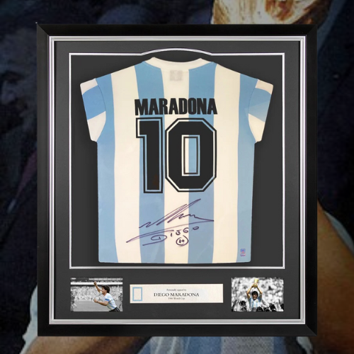 Diego Maradona Signed Argentina Shirt