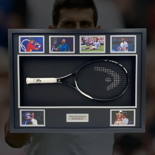Novak Djokovic Signed Racquet