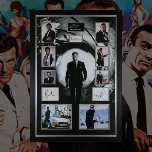 James Bond Signed Display - 007 Legacy