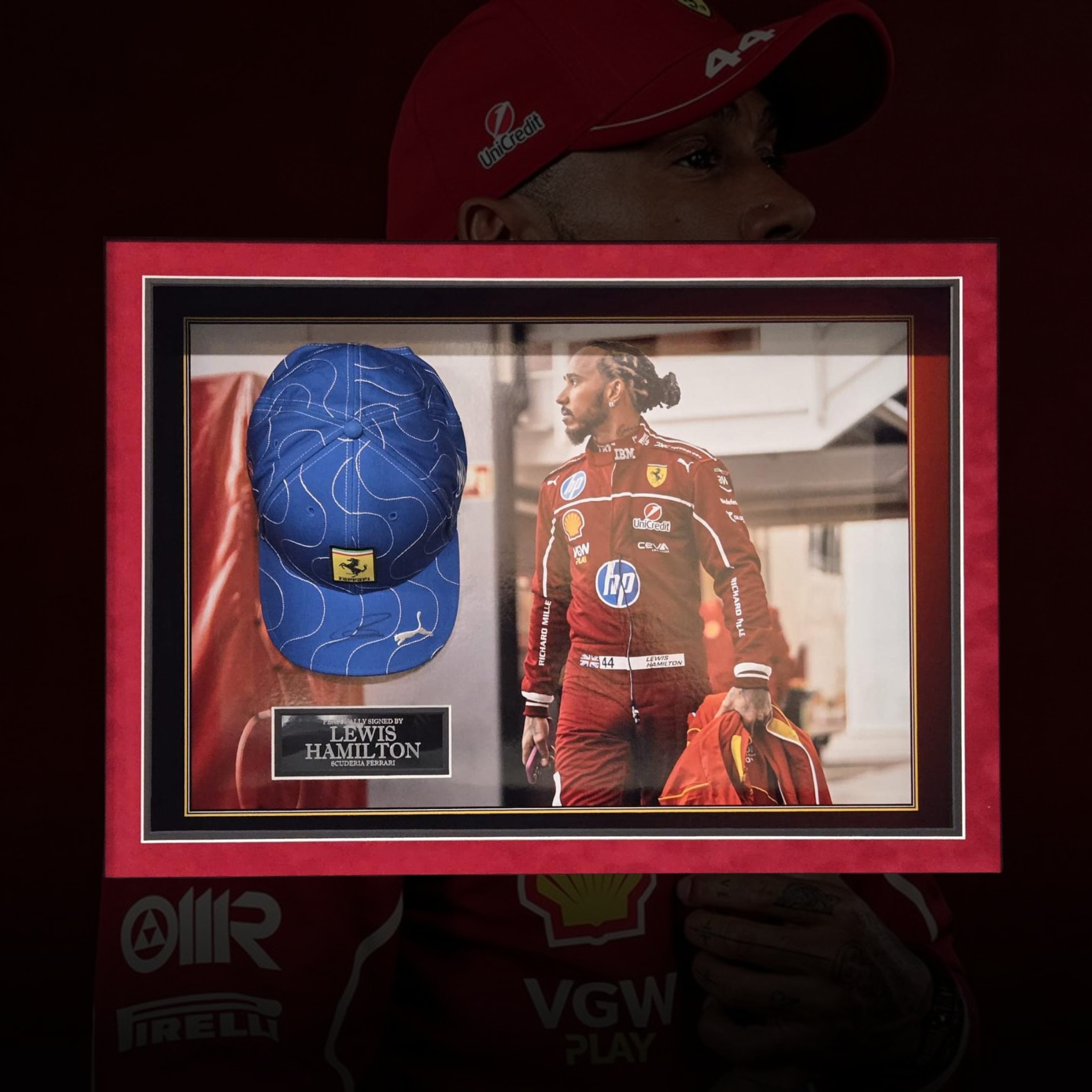 Lewis Hamilton Signed Monza GP Cap