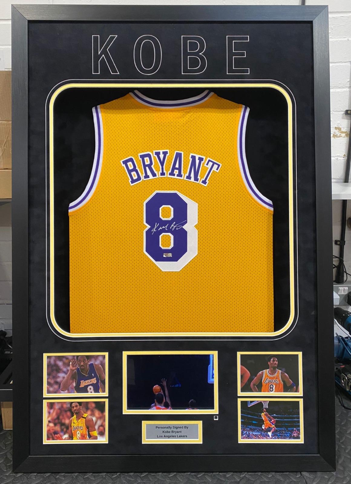 Kobe Bryant Signed Los Angeles Lakers Jersey (#8) – Premium Letterbox Frame (COA)