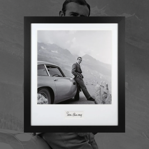 Sean Connery Signed Display