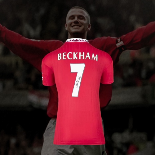David Beckham Signed Man Utd Shirt