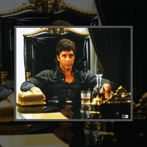 Al Pacino Signed Scarface Photo