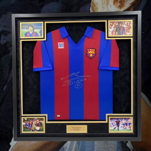 Diego Maradona Signed Barcelona Shirt