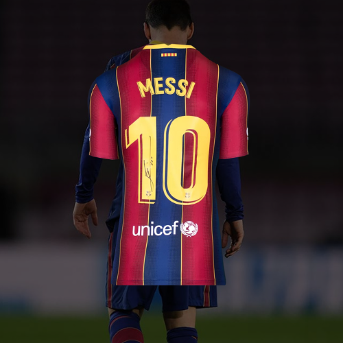 Lionel Messi Signed Barcelona Shirt