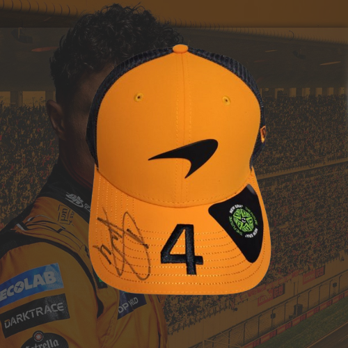 Lando Norris Signed McLaren Cap