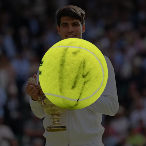 Carlos Alcaraz Signed Tennis Ball